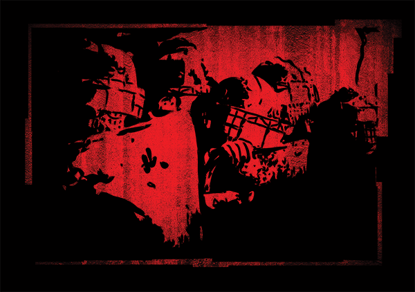 chinese-police-blood-red